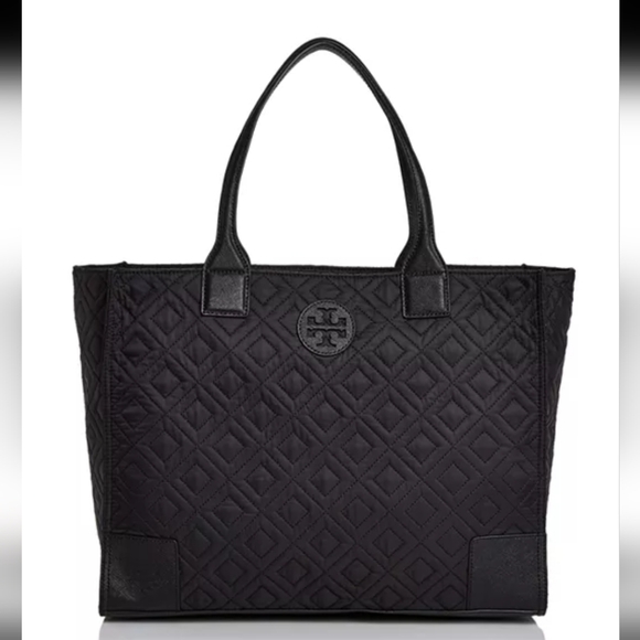 Tory Burch Handbags - Tory Burch Ella Quilted Tote EUC | Black